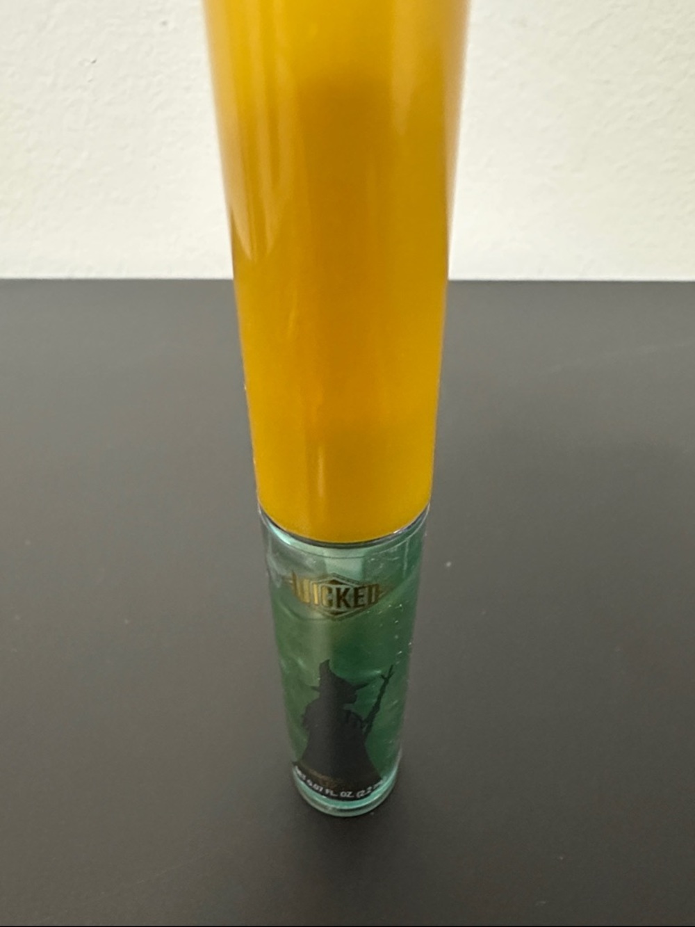 Wicked Yellow & Green Perfume Bottle